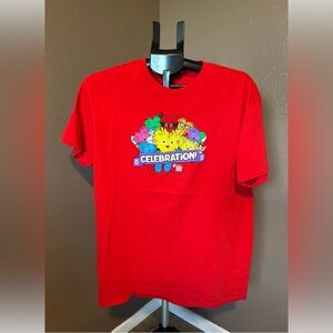 NWOT- Red Celebration Graphic T-Shirt